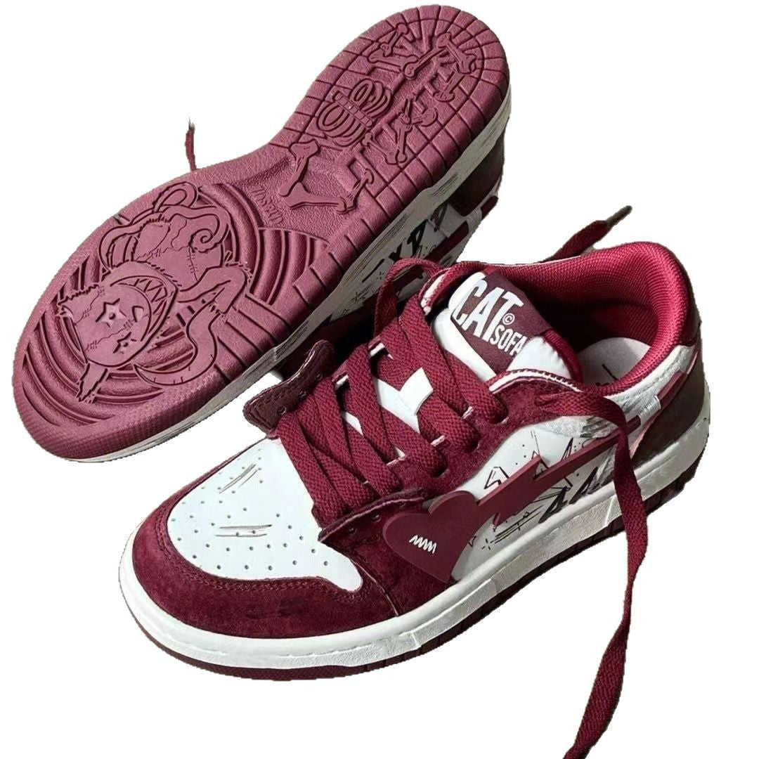 Damen Sportliche Sneakers mit auffälligem Design und komfortabler Dämpfung R&B