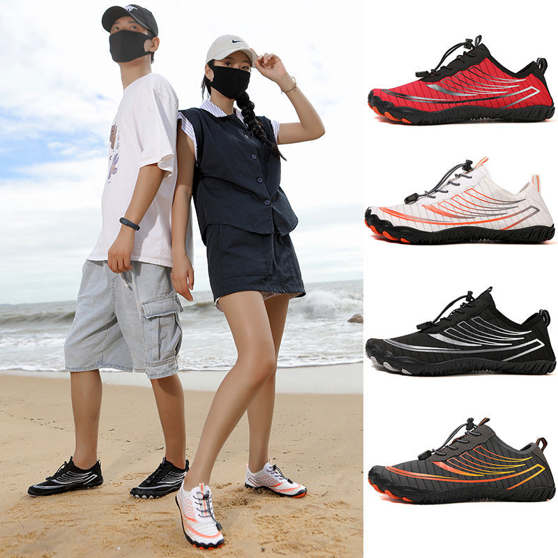 Damen Sportliche Wasserschuhe mit rutschfester Sohle und innovativem Schnellschnürsystem