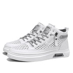 Damen High-Top Sneakers mit atmungsaktivem Netzdesign und dämpfender Sohle R&B