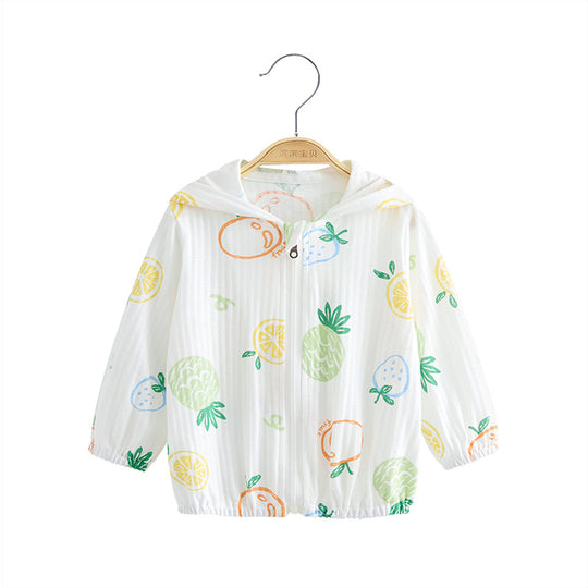 Unisex nan leichtgewicht Musselin Kapuzenjacke für Babys mit elastischen Bündchen R&B