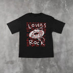 Damen Grafik T-Shirt mit kreativem Schriftzug und lässigem Schnitt R&B
