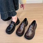 Damen modische Chunky Slipper mit eleganter Schnallenverzierung R&B