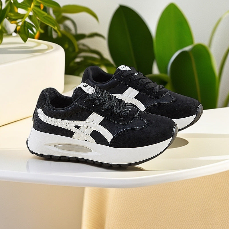 Damen Sportliche Sneaker mit atmungsaktiver Oberflächenstruktur und komfortabler Dämpfung R&B