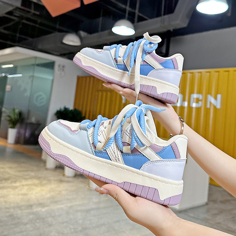 Damen modische Sneakers mit sportlicher rutschfester Sohle und atmungsaktiver Struktur R&B