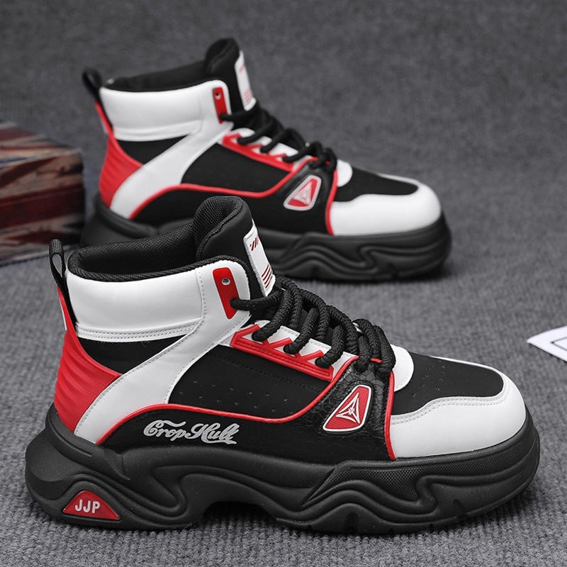 Damen Hohe Sneakers im urbanen Stil mit gepolsterter Sohle und atmungsaktivem Obermaterial R&B