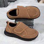 Damen Bequeme Slip-On Sneakers mit elastischem Klettverschluss R&B