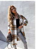 Damen Luftige Karobluse mit Knopfleiste und modernem Schnitt R&B