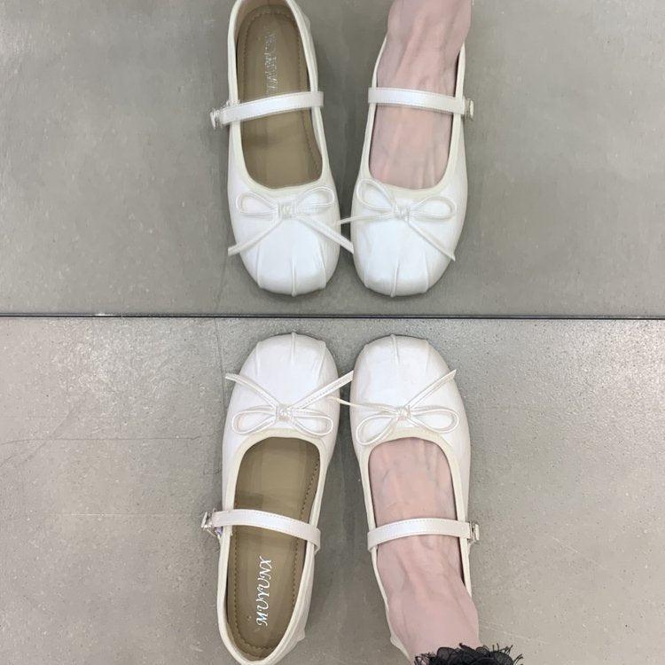 Damen Ballerinas mit dekorativem Riemchen und bequemem Fußbett R&B