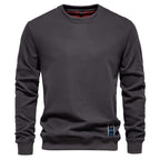 Herren Sweatshirt mit klassischem Rundhalsausschnitt