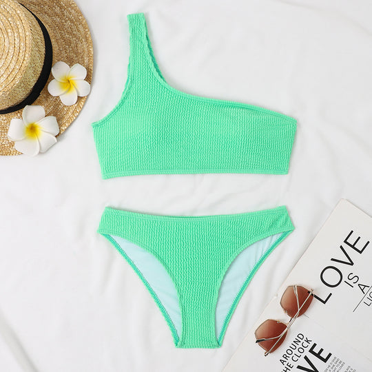 Damen Triangel-Bikini mit asymmetrischem Schnitt und aufregendem Design R&B