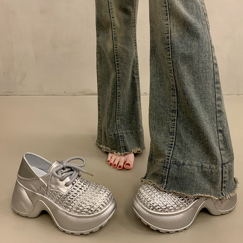 Damen Komfortable Sneaker mit atmungsaktiven Netz-Einsätzen