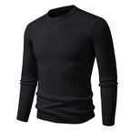 Herren Grobstrickpullover mit elegantem Zopfmuster R&B