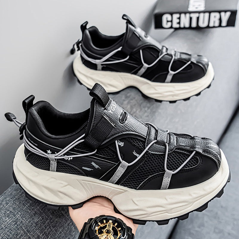 Damen Sportliche Sneakers mit atmungsaktiver Netzstruktur und stoßdämpfender Sohle