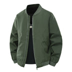Herren stylische Bomberjacke mit unkompliziertem Schnitt und elastischen Bündchen R&B