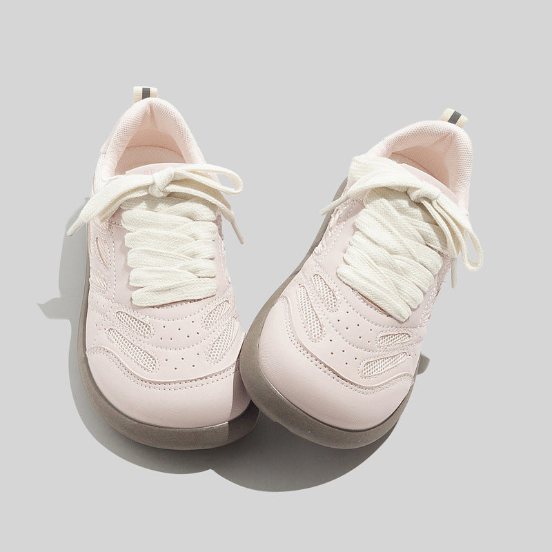 Damen Sportliche Lifestyle-Sneaker mit atmungsaktiver Mesh-Oberfläche und gepolsterter Sohle R&B