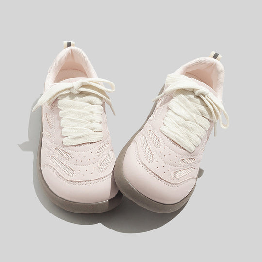 Damen Sportliche Lifestyle-Sneaker mit atmungsaktiver Mesh-Oberfläche und gepolsterter Sohle R&B