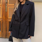Damen modischer Blazer mit Gürtel R&B