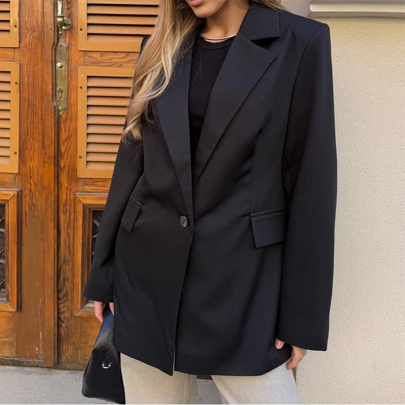 Damen modischer Blazer mit Gürtel R&B