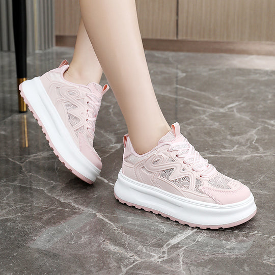 Damen Sportliche Sneakers mit atmungsaktiver Mesh-Oberfläche und dämpfendem Fußbett R&B