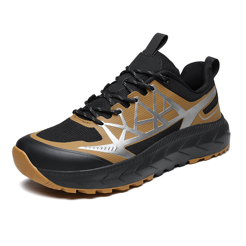 Herren Outdoor-Hiking-Sneaker mit rutschfester Profilsohle und atmungsaktivem Obermaterial