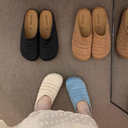 Damen bequeme Slipper aus atmungsaktivem Textilmaterial R&B