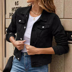 Damen Jeansjacke im modernen Schnitt mit praktischen Taschen R&B