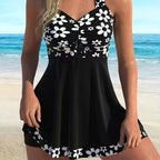 Damen Einteiliger Badeanzug mit raffiniertem Wickel-Design R&B