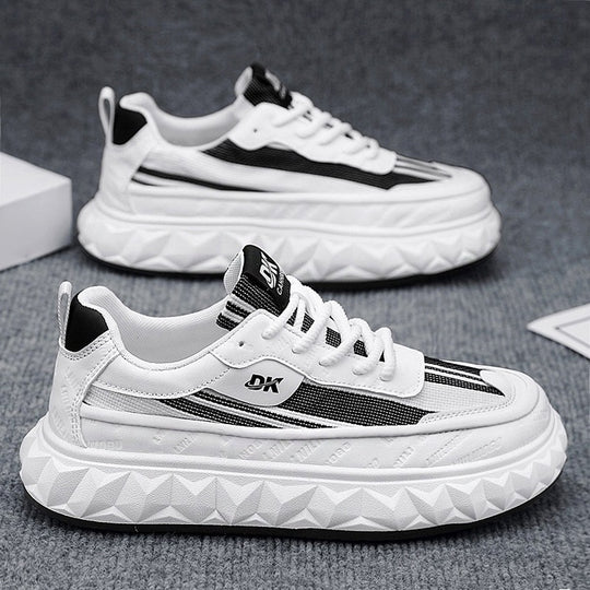 Damen Sportliche Lauf-Sneaker mit dickem Profil und atmungsaktiver Oberfläche R&B