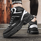 Damen Sportliche High-Top Sneakers mit dämpfender Sohle und atmungsaktivem Obermaterial R&B