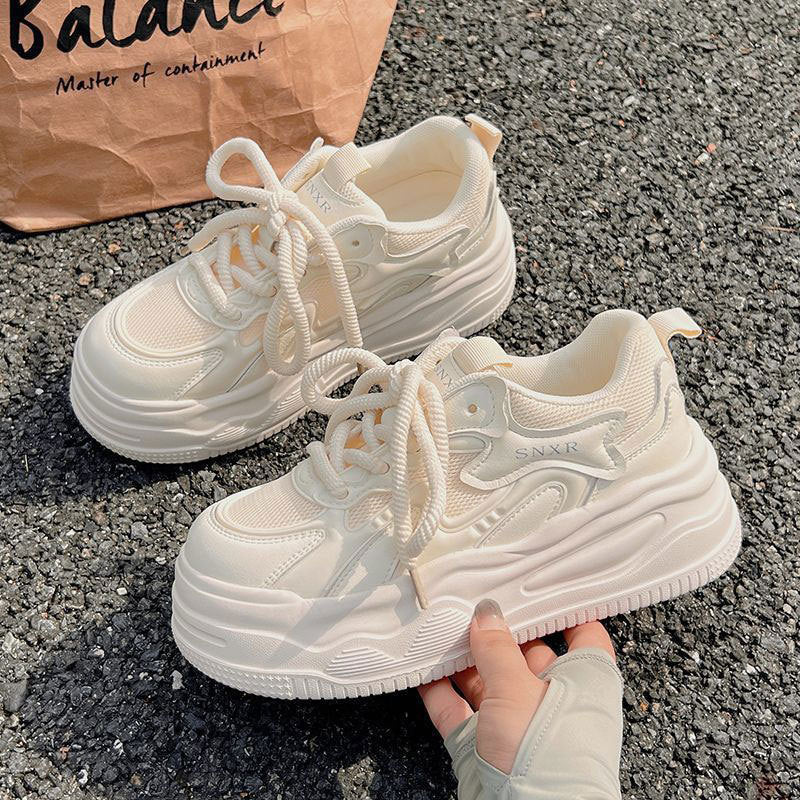 Damen Sportliche Chunky Sneakers mit atmungsaktiver Obermaterialstruktur R&B