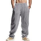 Herren lässige Cargo-Hose aus leichtem, atmungsaktivem Material mit verstellbarem Kordelzug R&B