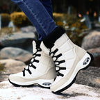 R&B | Stiefel - Schaft Bis Zur Mitte Der Wade - Schnürverschluss - Luftpolster