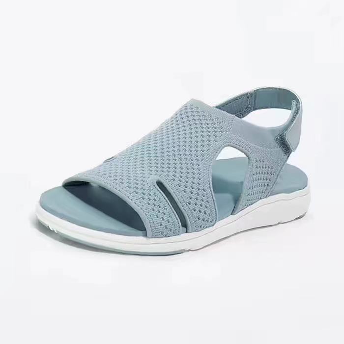 Damen atmungsaktive Sandalen mit flexiblem Riemendesign und komfortabler Sohle R&B