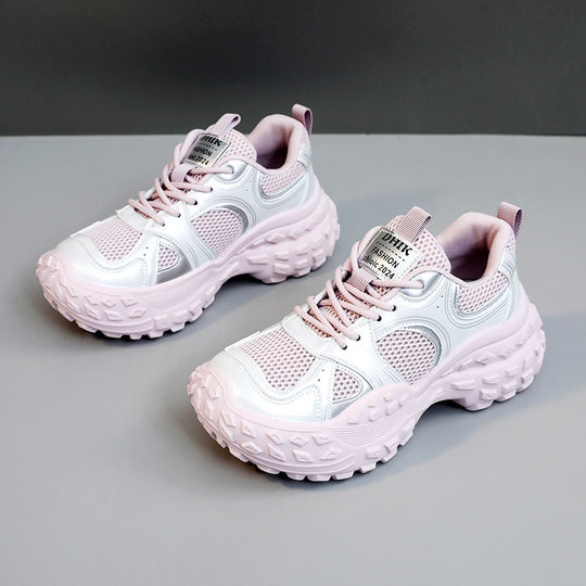Damen atmungsaktive Freizeitsneaker mit dämpfender Sohle und modernem Laufdesign R&B