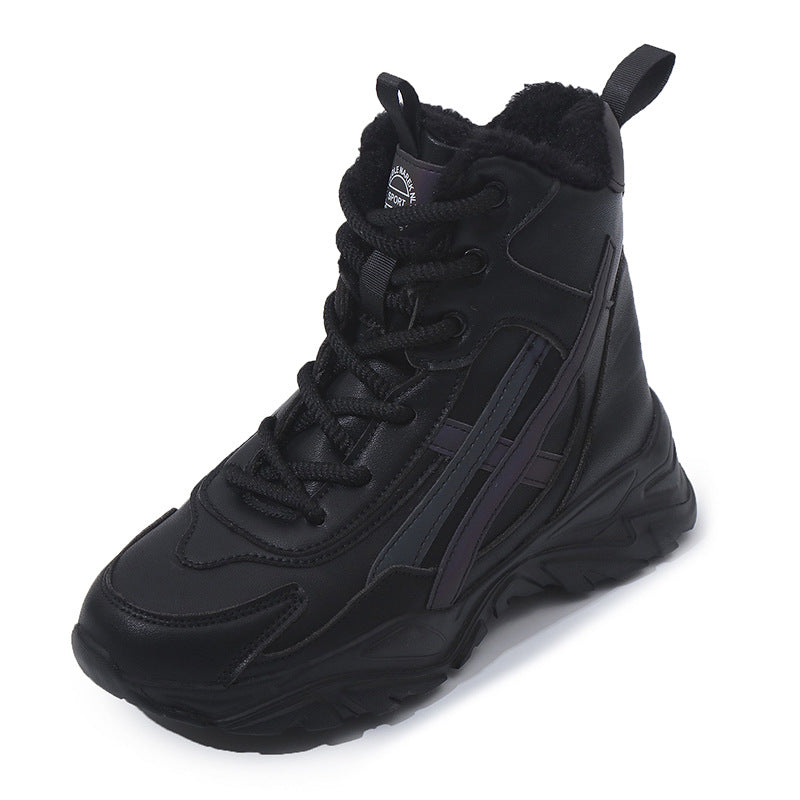 Damen Plüschgefütterte Winter Sneakers R&B