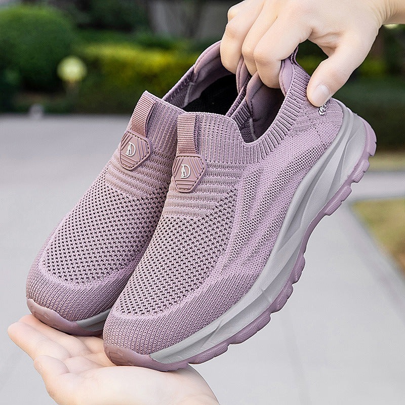 Damen Atmungsaktive Slip-On Sneakers mit flexibel dämpfender Sohle R&B