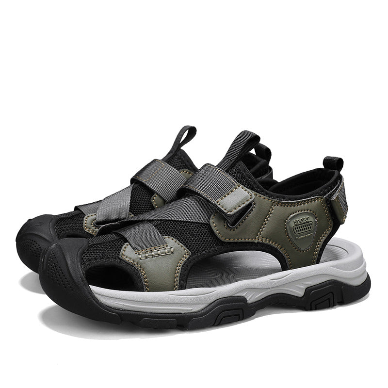 Damen Sportliche Freizeitsandalen mit verstellbarem Klettverschluss und rutschfester Sohle R&B