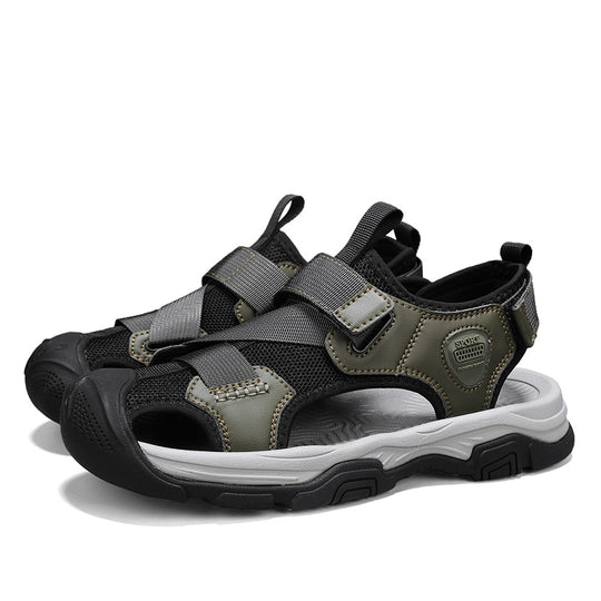 Damen Sportliche Freizeitsandalen mit verstellbarem Klettverschluss und rutschfester Sohle R&B