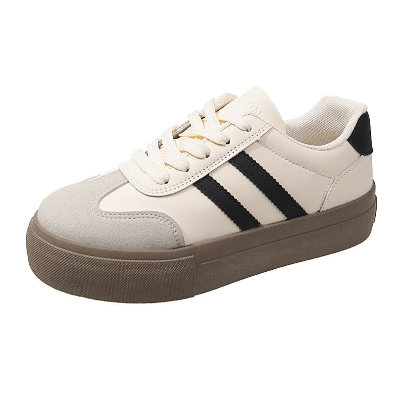Damen Plattform Sneakers mit sportlichem Design und rutschfester Sohle R&B