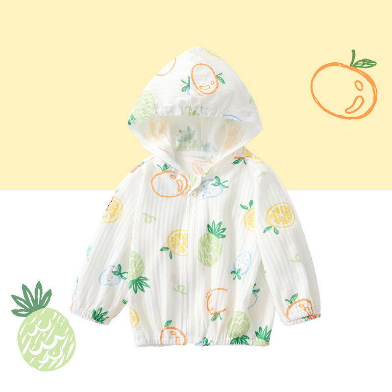 Unisex nan leichtgewicht Musselin Kapuzenjacke für Babys mit elastischen Bündchen R&B