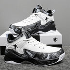 Damen Basketball Sneakers mit atmungsaktiver Mesh-Oberfläche und stoßdämpfendem Fußbett