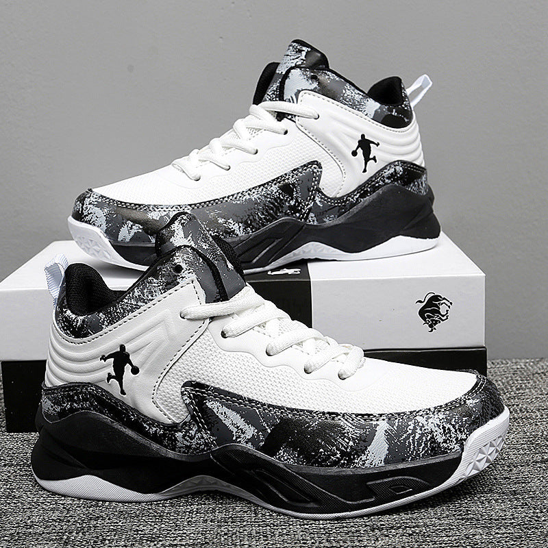 Damen Basketball Sneakers mit atmungsaktiver Mesh-Oberfläche und stoßdämpfendem Fußbett