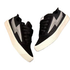 Damen Sportliche Sneakers mit dynamischem Blitzdesign R&B