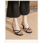 Damen Slingback Sandaletten mit elegantem Riemendesign und bequemer Absatzhöhe R&B