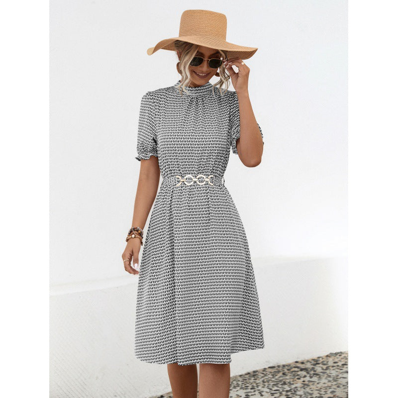 Damen Sommerkleid mit eleganter Blumenmusterung R&B