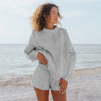 Damen Oversize-Sweatshirt mit Raglanärmeln
