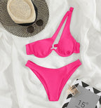 Damen Dreiecks-Bikini mit asymmetrischem Design