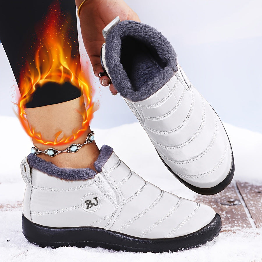 Damen Komfortable Winterboots mit kuscheligem Futter und rutschfester Sohle R&B