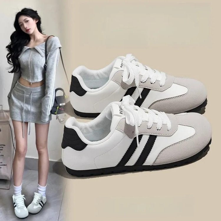 Damen Sportliche Sneakers im Retro-Design mit atmungsaktiven Materialien R&B