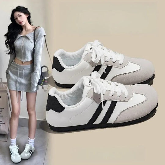 Damen Sportliche Sneakers im Retro-Design mit atmungsaktiven Materialien R&B